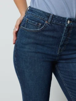 Denim donkerblauw - Mid Rise Authentic Bootcut Jeans