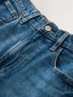 Denim donkerblauw - Mom Comfort Jeans met Stretch Column
