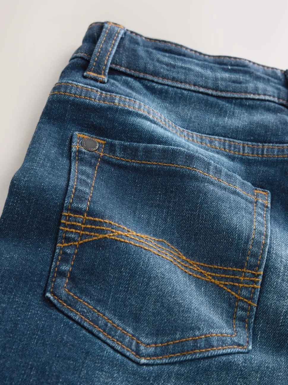 Denim Donkerblauw/Bleek - Stretchjeans 2 stuks (3-17jr)