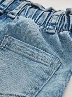Denim met halve wassing - Mom jeans (3 mnd-7 jr)