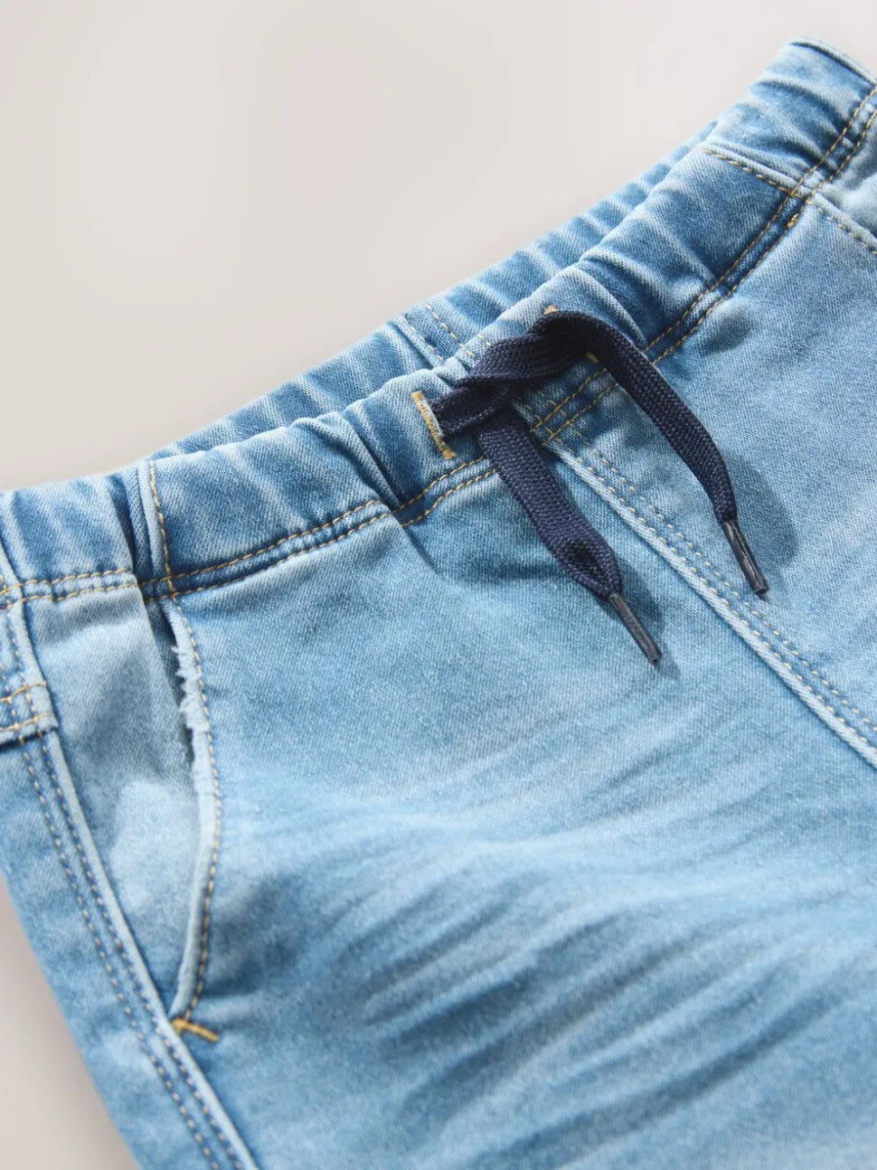 Denim met medium wassing - Superzachte jeans met stretch en elastische taille (3 mnd-7 jr)