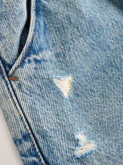 Denim tint - Barrel jeans met elastische taille (3-16jr)