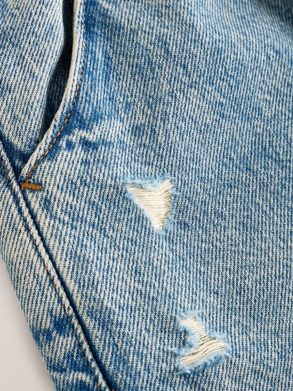 Denim tint - Barrel jeans met elastische taille (3-16jr)