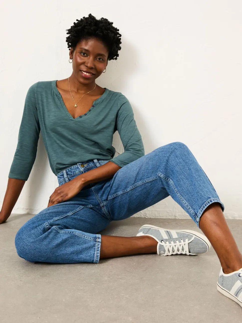 Denim vintage - FatFace Taper Leg Jean