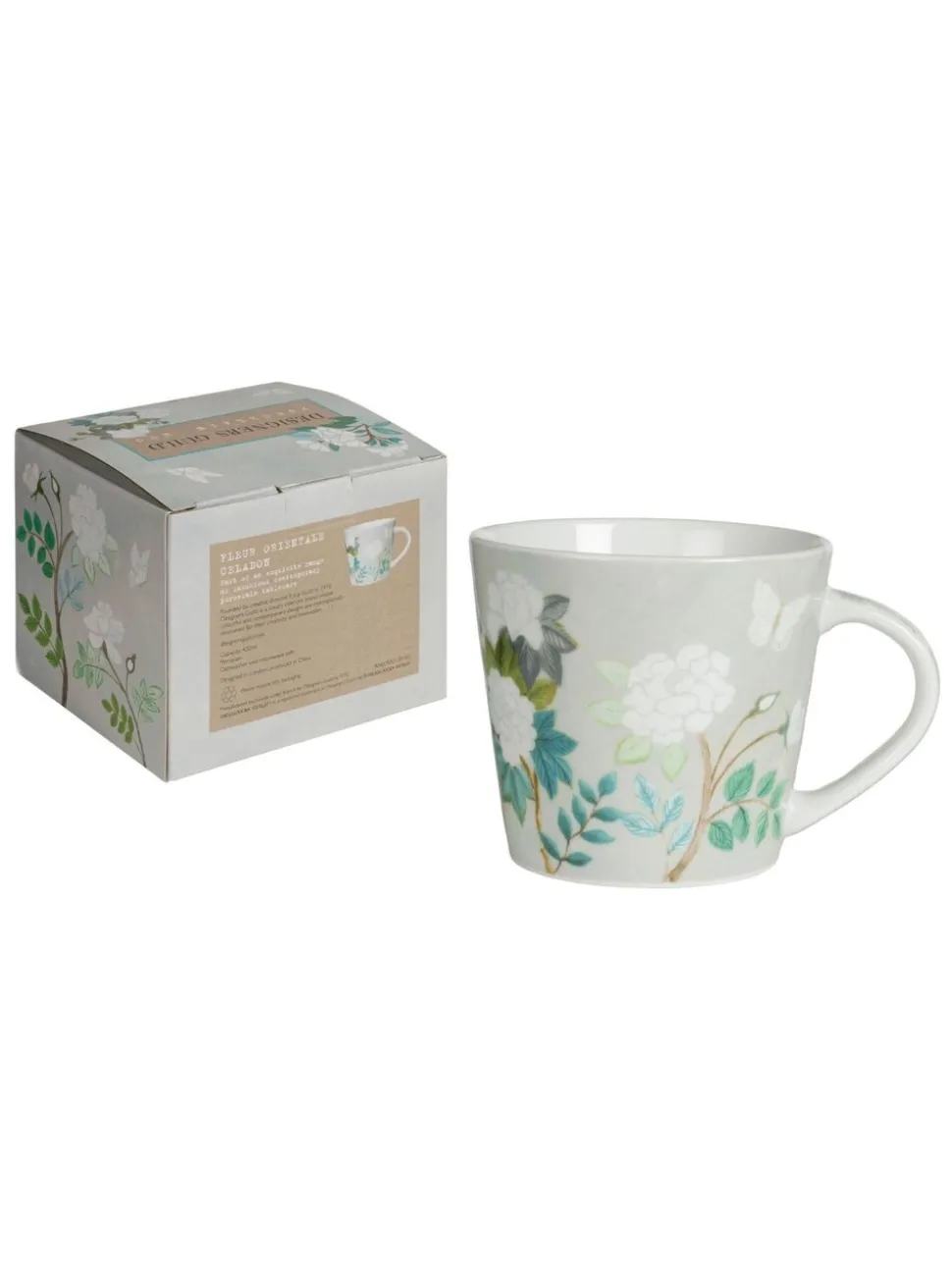 Designers Guild Set of 4 Fleur Orientale Mugs