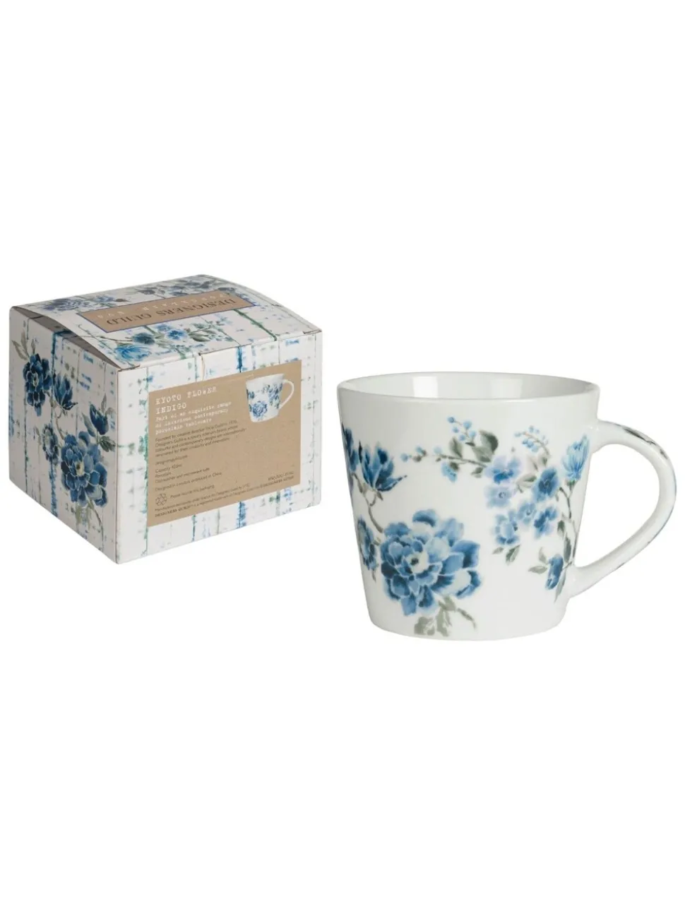 Designers Guild Set of 4 Kyoto Flower Mugs