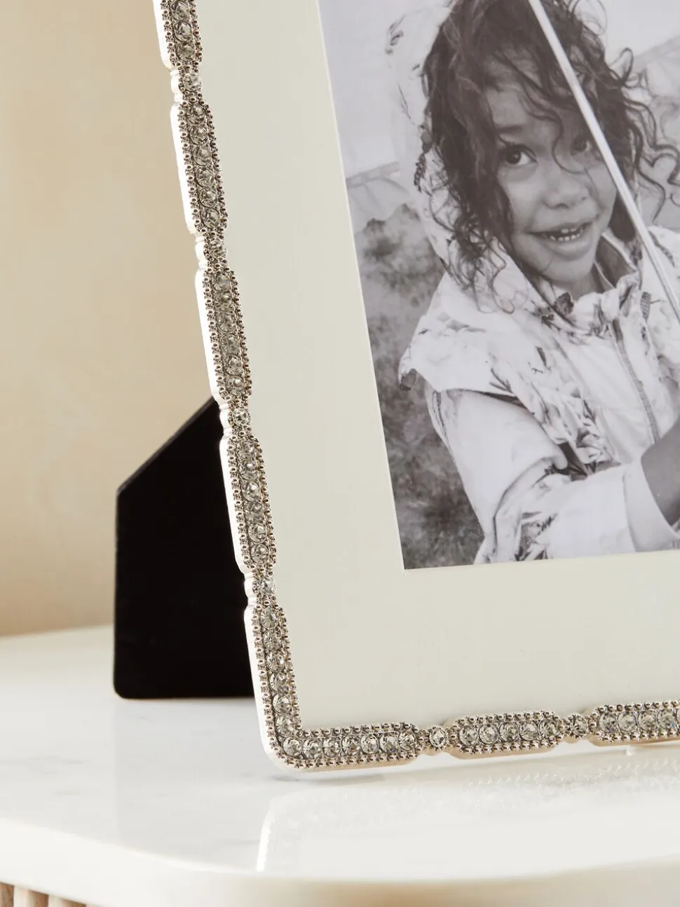 Diamanté metalen fotolijst