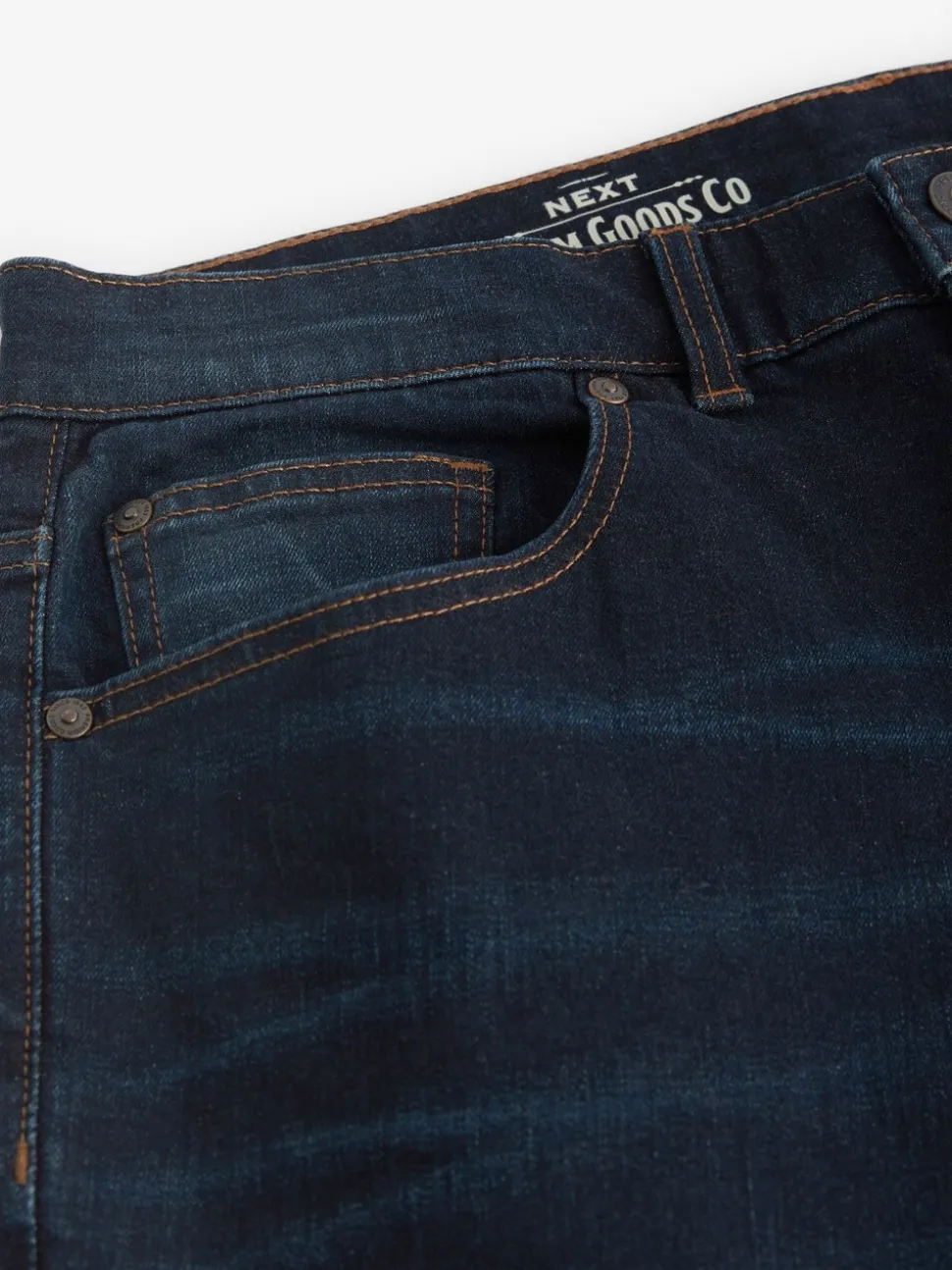 Diepblauw - Slim Fit - Authentieke stretch denim jeans