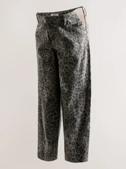 Dierenprint - Maternity Barrel Denim Jeans