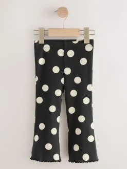 Dierenprint - Set van 5 flared leggings (3mnd-7jr)