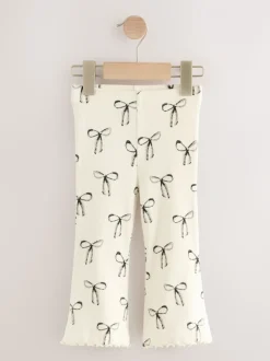 Dierenprint - Set van 5 flared leggings (3mnd-7jr)