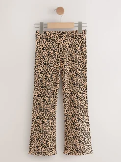 Dierenprint/Rood - Uitlopende legging (3-16jr)