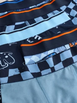 Dino Checkerboard - Junior karakter trunks 5 verpakking (1,5-16jr)