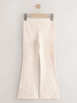 Ditsy Blue/Red - Uitlopende legging (3-16jr)