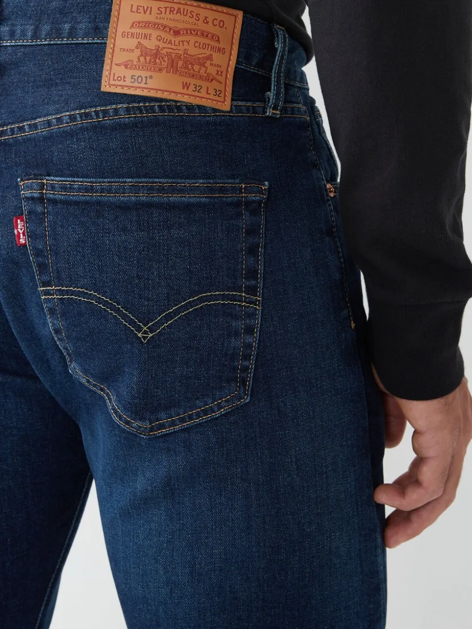 Do The Rump denim blauw - Levi's® 501® Original jeans
