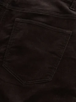 Donker bordeauxrood - Motionflex Corduroy Stretch Trousers