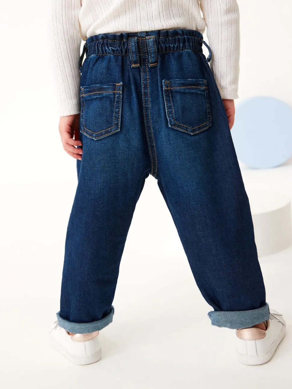 Donker gewassen denim - Mom jeans (3 mnd-7 jr)