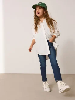 Donker gewassen denim - Skinny jeans (3-16 jr)