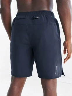 Donkerblauw - 9 inch - Active sportschoolshort