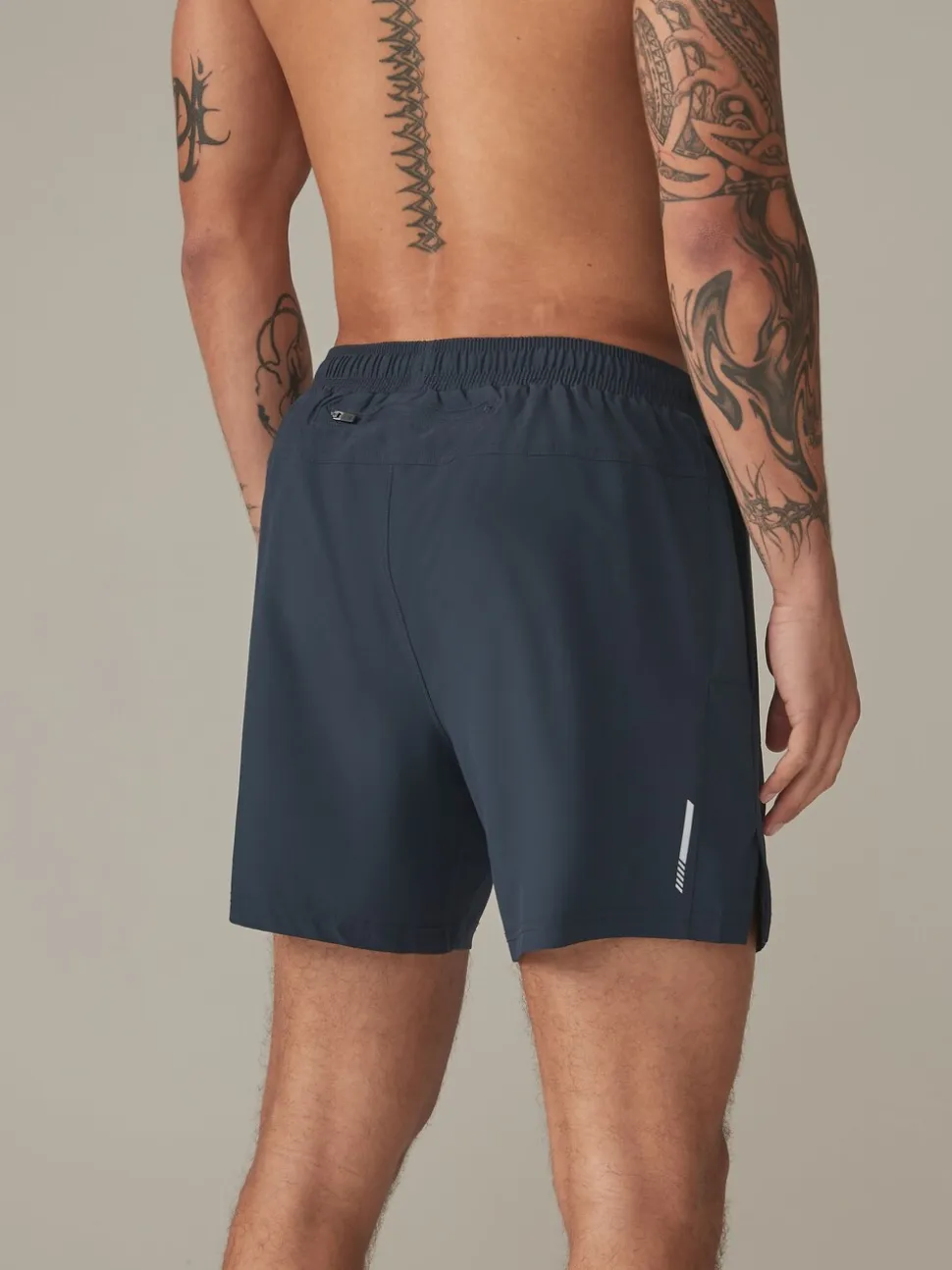 Donkerblauw - 7 inch - Active sportschoolshort
