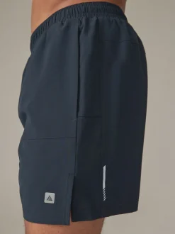 Donkerblauw - 7 inch - Active sportschoolshort
