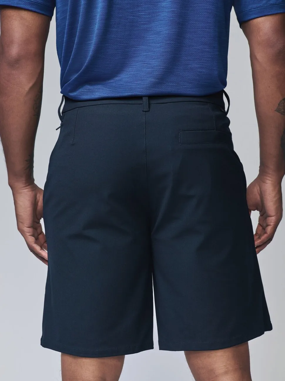 Donkerblauw - Active Golfshorts