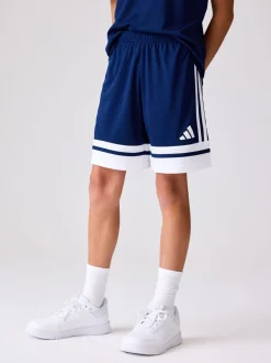Donkerblauw - adidas Squadra 25 kindershorts