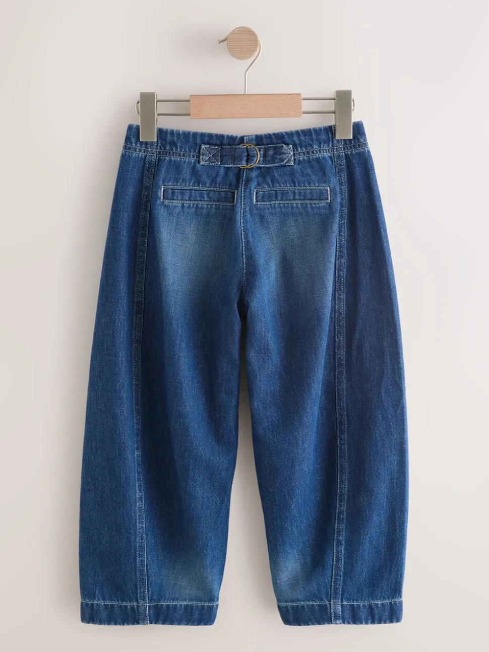 Donkerblauw - Barrel jeans (3-16jaar)