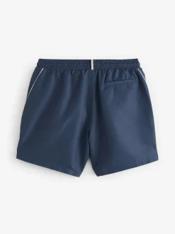 Donkerblauw - BOSS Starfish sneldrogende zwembroek