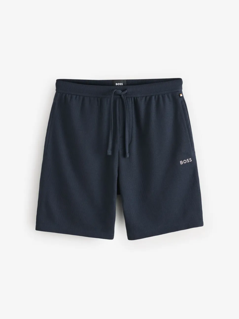 Donkerblauw - BOSS Waffle Shorts