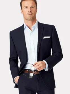 Donkerblauw - Brook Taverner Tailored Fit Washable Suit Jacket