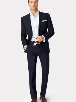 Donkerblauw - Brook Taverner Tailored Fit Washable Suit Jacket