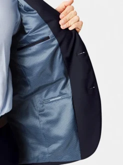 Donkerblauw - Brook Taverner Tailored Fit Washable Suit Jacket