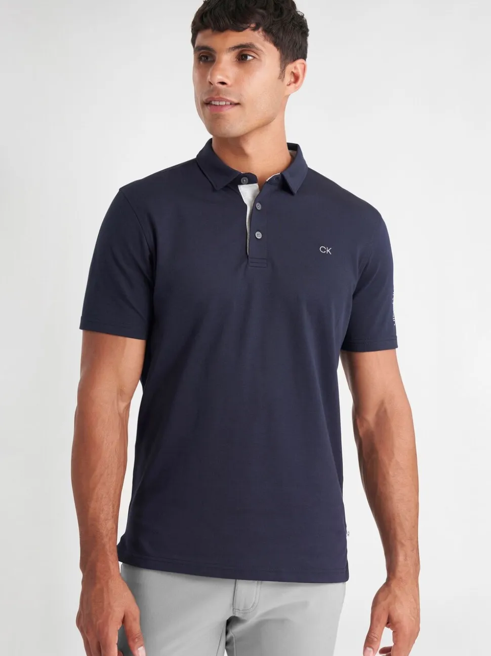 Donkerblauw - Calvin Klein Golf Uni poloshirt