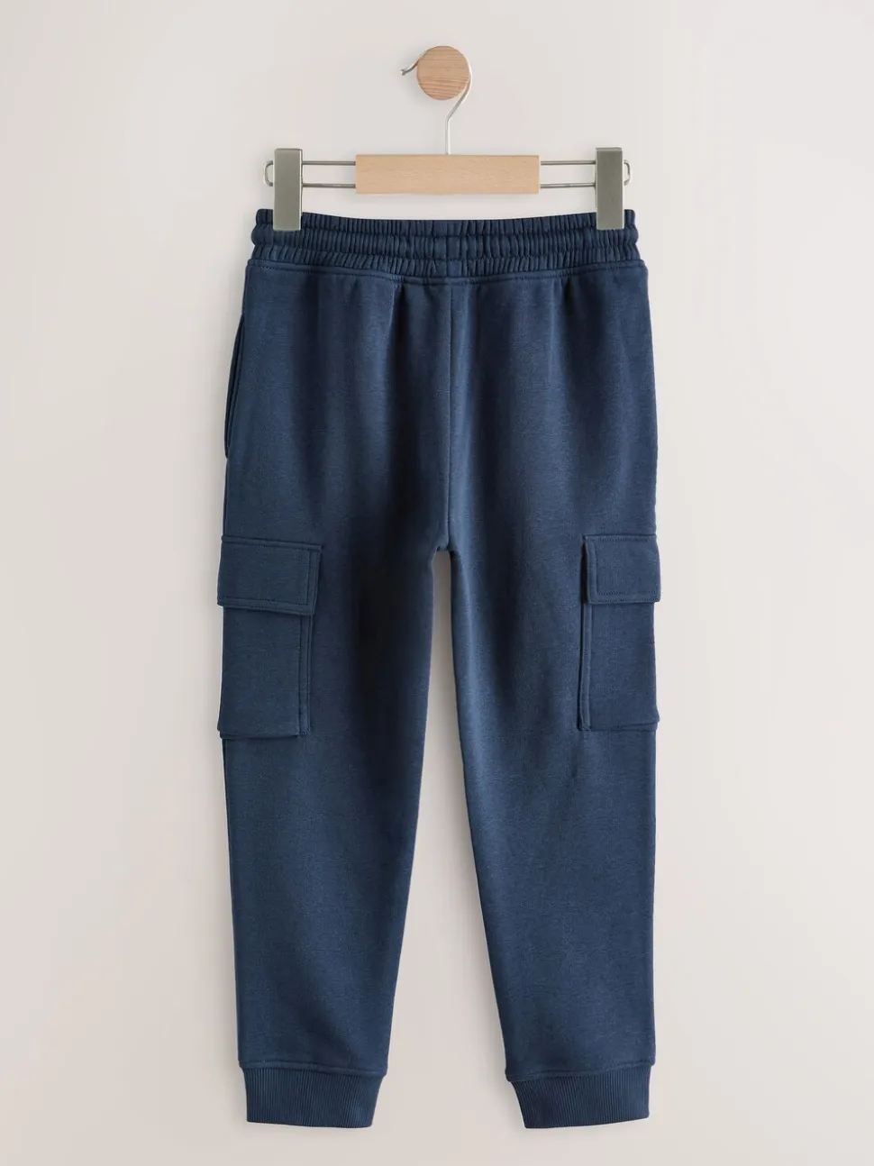 Donkerblauw - Cargo joggingbroek met hoog katoengehalte (3-16jr)