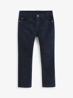 Donkerblauw - Corduroy broek (3-16jr)
