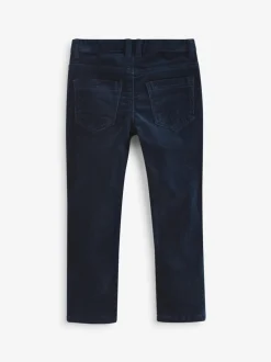Donkerblauw - Corduroy broek (3-16jr)