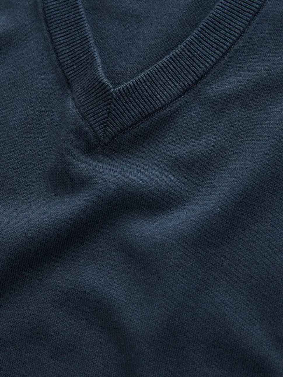 Donkerblauw - Cotton Rich Long Sleeve Jumper