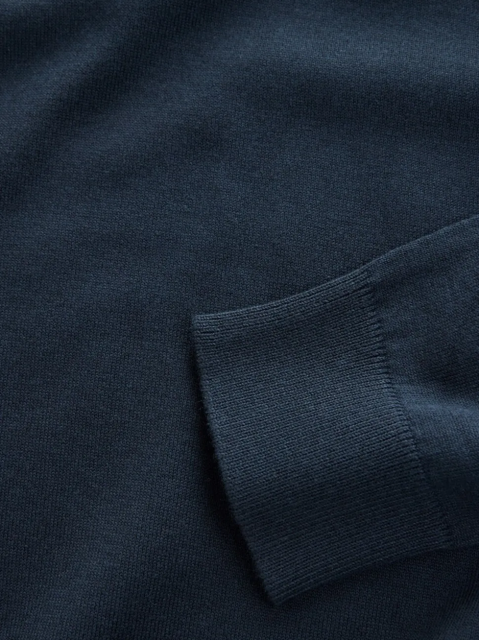 Donkerblauw - Cotton Rich Long Sleeve Jumper