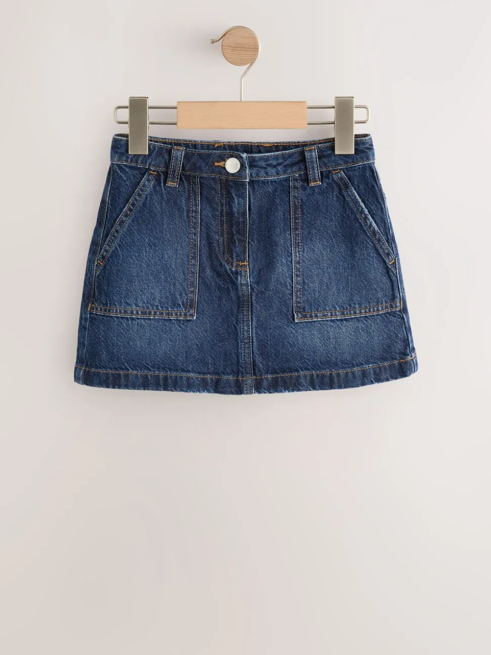 Donkerblauw - Denim rok (3-16jaar)