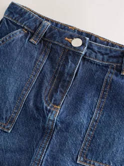 Donkerblauw - Denim rok (3-16jaar)