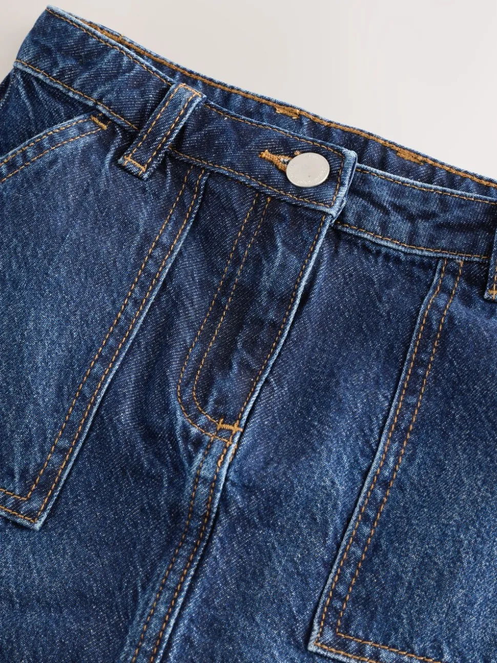 Donkerblauw - Denim rok (3-16jaar)