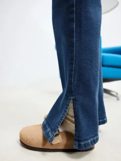 Donkerblauw - Flare jeans (3-16 jr)