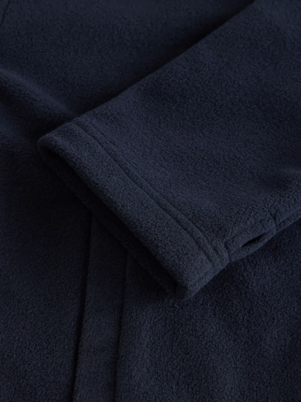 Donkerblauw - Fleece jack met rits en zakken (3-16 jr)