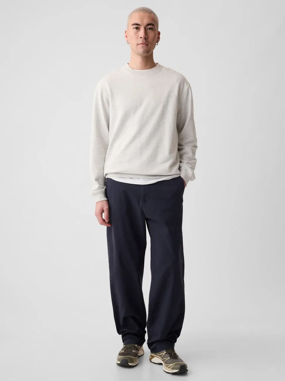Donkerblauw - Gap Baggy Fit stretchy Moderne Chino