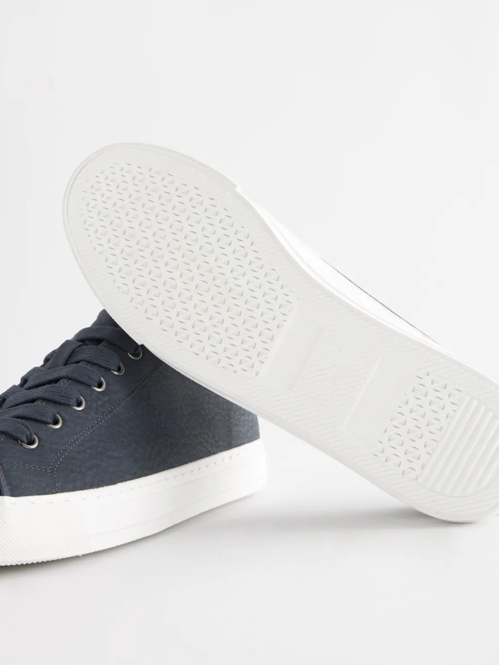 Donkerblauw - Gelakte honkbalsneakers