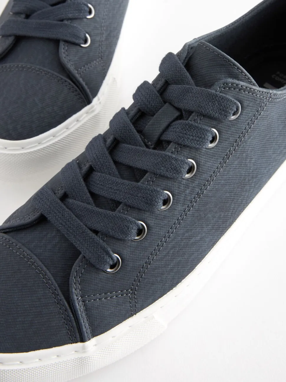 Donkerblauw - Gelakte honkbalsneakers