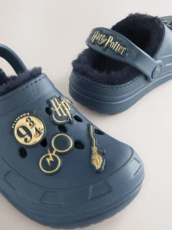 Donkerblauw - Harry Potter Warm Lined Slipper Clogs