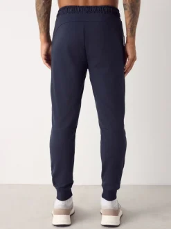 Donkerblauw - Interlock Soft Touch Cuffed Joggers