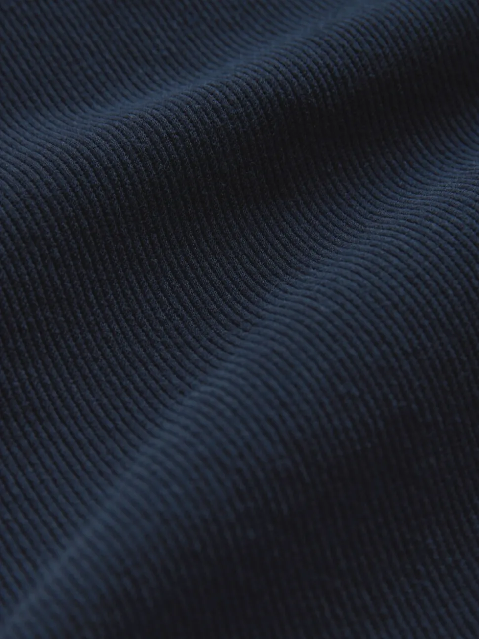 Donkerblauw - Jersey keperstof Overshirt met drukknopen